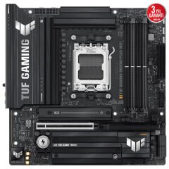 ASUS TUF GAMING B850M-PLUS WIFI B850M DDR5 (Vga Yok) GLan 2.5G mATX HD DP TYP-C M2 WF6 BT AM5 AMD Anakart