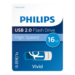 PHILIPS FM16FD05B/00 16GB USB2.0 Mavi/Beyaz USB Bellek