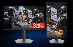 FAZEON X27F240P Gaming 27'' LED IPS 0.5ms 240Hz 1920x1080 FullHD 2x HDMI 1xDP (Vesa( Pivot Amd Free G-SYNC Siyah Monitör