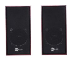 LECOO DS105 6W Siyah Stereo Masaüstü Ahşa Hoparlör