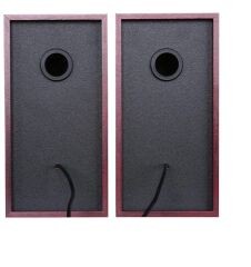 LECOO DS105 6W Siyah Stereo Masaüstü Ahşa Hoparlör