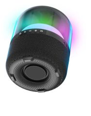 LECOO RS19 RGB Aydınlatmalı 10W Siyah Bluetooth/USB/SD Taşınabilir Hoparlör