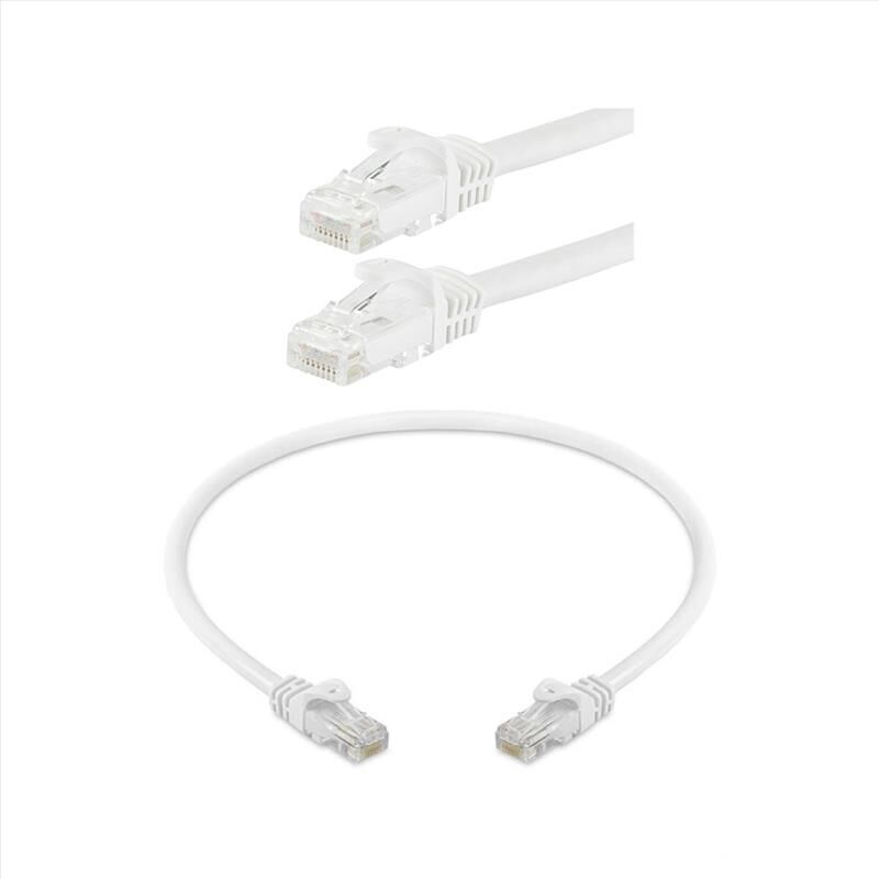ODS 02R45R45C6UJ1W2.0A CAT6 UTP LSZH BAKIR 2 Metre Beyaz Patch Cord