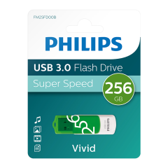 PHILIPS FM25FD00B/00 256GB USB3.0 Yeşil/Beyaz USB Bellek