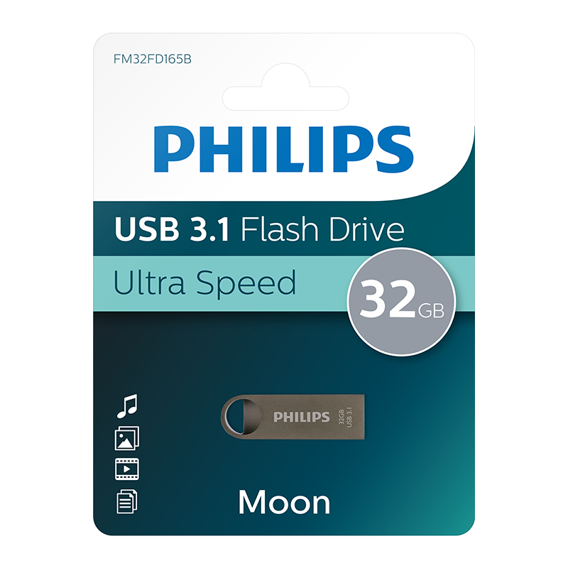 PHILIPS FM32FD165B/00 32GB USB3.1 Metal USB Bellek