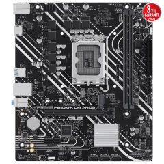 ASUS PRIME H610M-K D4 ARGB H610 DDR4 (Vga Yok) GLan mATX HDMI USB3.2 M2 RGB 1700p Anakart