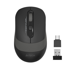 A4 TECH FG10CS AIR2 Nano Alıcılı Kablosuz 2000dpi Gri Sessiz Şarjlı Mouse