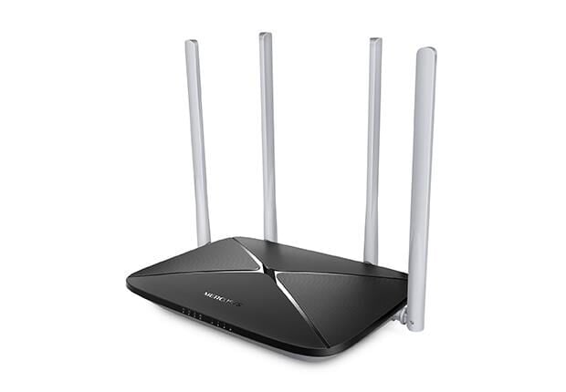 TP-LINK MERCUSYS AC12 3 Port 10/100/1000Mbps AC1200 4 Anten Masaüstü Router Access Point
