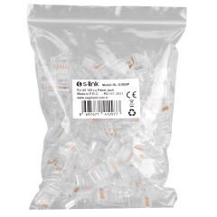 S-LINK SL-COB8P CAT5 UTP Plastik Konnektör 100 lü paket