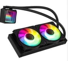 POWER BOOST PB-LCS-IM240-B LGA1700/AM4/AM5 240 mm ARGB fanlı Siyah Sıvı Soğutma