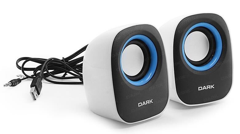 DARK DK-AC-SP100 1+1 2x0.8W RMS Siyah-Beyaz Hoparlör