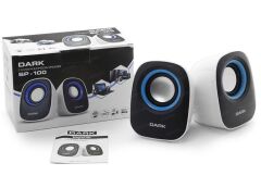DARK DK-AC-SP100 1+1 2x0.8W RMS Siyah-Beyaz Hoparlör