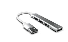 INCA IUSB-04T USB 3.0 +3*USB 2.0 Slim Aluminyum Kasa USB Çoklayıcı