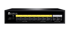 STONET ST110PDI-2-65 10 Port Mbit 8 Adet Poe 65W 2xMbit Uplink Yönetilemez Metal Kasa Switch