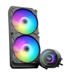 AIGO DX240 V2.6 1700/1851/1200/AM5/ 240 mm ARGB Siyah Sıvı Soğutma