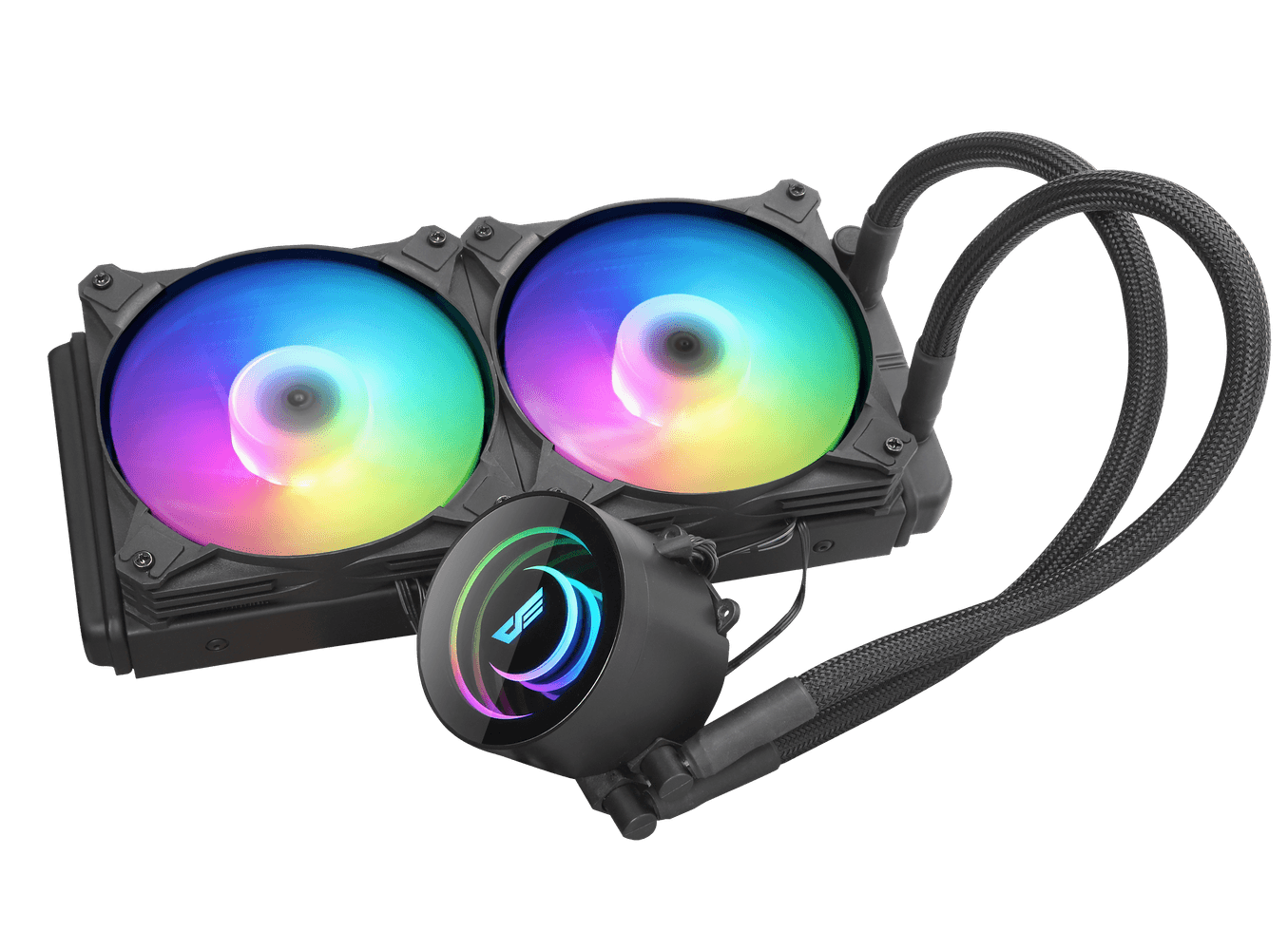 AIGO DX240 V2.6 1700/1851/1200/AM5/ 240 mm ARGB Siyah Sıvı Soğutma