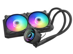 AIGO DX240 V2.6 1700/1851/1200/AM5/ 240 mm ARGB Siyah Sıvı Soğutma