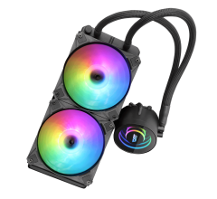 AIGO DX240 V2.6 1700/1851/1200/AM5/ 240 mm ARGB Siyah Sıvı Soğutma