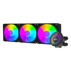 AIGO DCS360 LGA1700/AM4/AM5 360 mm ARGB Siyah Sıvı Soğutma