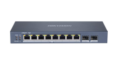 HIKVISION DS-3E1510P-SI 10 Port Gbit 8 Port PoE+ 120W 2xSFP Uplink Metal Yönetilebilir Smart Switch