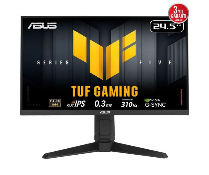 ASUS TUF GAMING VG259QMRL5A 24.5'' Fast IPS 0.3ms 310Hz FullHD 1920x1080 2x HDMI 1xDP Siyah Monitör