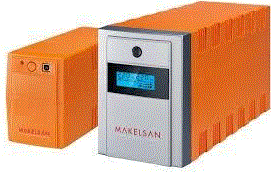 MAKELSAN ROAR 1500 VA (2x12V 9AH Akü ) Line Interactive 5/10 dk UPS