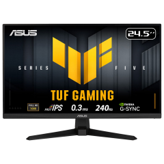 ASUS VG259QM5A TUF GAMING 24.5'' LED IPS 0.3ms 240Hz 1920x1080 FullHD 2x HDMI 1xDP Multimedya (Vesa)FreePre Sync G-SYNC S