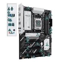 ASUS B650E MAX GAMING WIFI B650 DDR5 (Vga Yok) GLan 2.5G ATX HD DP WIFI6 BT M2 RGB AM5 AMD Anakart