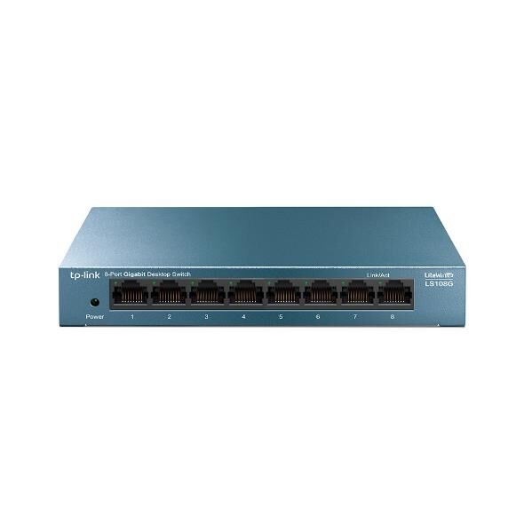 TP-LINK LS108G 8 port Gbit Desktop Yönetilemez Çelik Kasa Switch