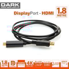 DARK DK-CB-DPXHDMIL180 1.8 Mt Display TO HDMI Kablo