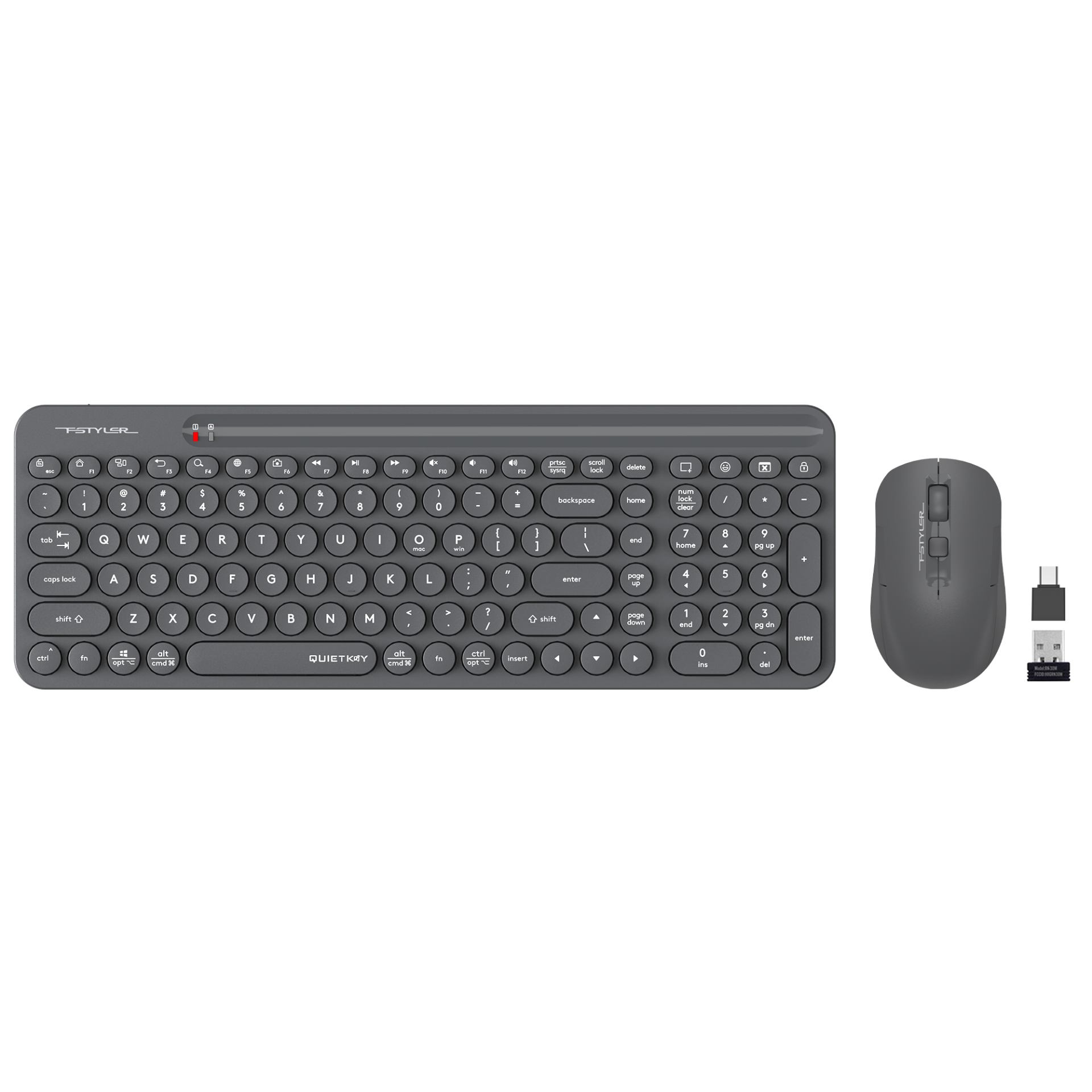 A4 TECH FG3300 AIR2 Q Türkçe Kablosuz Siyah Klavye+ Mouse