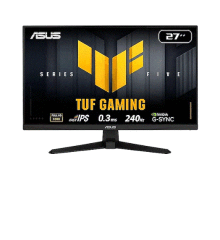 ASUS TUF Gaming Seri 5 VG249QM5A 23.8'' Fast IPS 0.3ms 240Hz FullHD 1920x1080 2xHDMI DP Siyah Monitör