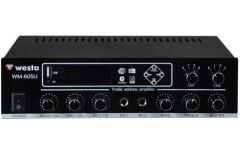 WESTA WM-605U 100W 2 Zone Mikser Amfi
