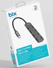 BİX BX20HB 4 Port Type-C to USB 3.2 Hub Çoklayıcı