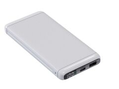 BİX BXPB107-WE 10000 Mah Beyaz 18W Çift Çıkışlı LED Ekranlı Güç Bankası