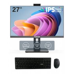 SUNCOM Pro Plus SCA-131 i5-14450H 16GB 512GB SSD 27'' Siyah DOS AIO PC Pivot Ayak