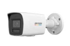 HIKVISION DS-2CD1047G2H-LIUF 1/3'' Cmos Sensör 4MP 2.8mm Smart Hybrid Light POE Sesli ColorVu Bullet IP Güvenlik Kamera