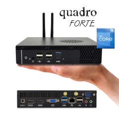 QUADRO FORTE 224165 i5-12450H 16GB 512GB SSD DOS Siyah Mini Bilgisayar