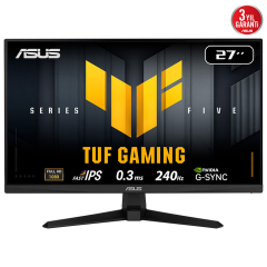 ASUS TUF Gaming VG279QM5A 27'' Fast IPS 0.3ms 240Hz FullHD 1920x1080 2x HDMI 1xDP Siyah Monitör