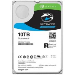 SEAGATE ST10000VE001 SKYHAWK AI 3.5'' 10TB 7200rpm 256mb SATA (TR Seagate Garantili) 7/24 Harddisk