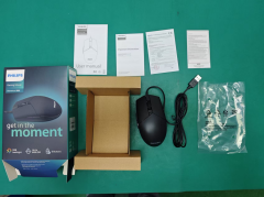 PHILIPS SPK9304 USB 6400dpi siyah RGB Optik Oyuncu Mouse
