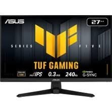 ASUS VG279Q5R TUF Gaming 27'' LED IPS 0.3ms 200Hz 1920x1080 FullHD 2xHDMI DP Multimedya (Vesa) ELMB Free Premium Siyah Mo