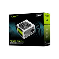 FOEM FPS-G30F12 300W Metalik 12cm Fanlı Power Supply