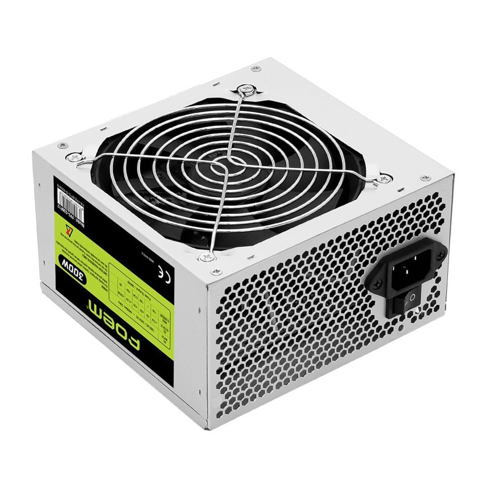 FOEM FPS-G30F12 300W Metalik 12cm Fanlı Power Supply