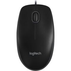 LOGITECH B100 USB Kablolu siyah Mouse