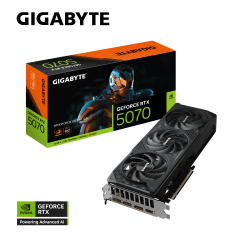 GIGABYTE GV-N5070WF3OC-12GD WINDFORCE OC SFF 12GB Geforce RTX5070 GDDR7 192bit HDMI 3xDP 16x Ekran Kartı