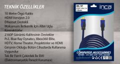 INCA IHK-10T 10 Mt 2.0V 4K& 2K & FULL HD HDMI Kablo