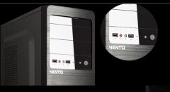VENTO VS114F 300W Siyah Mid Tower ATX Kasa