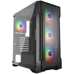 POWER BOOST PB-PS6849B 650W 80+ Bronze Siyah Mesh Panel Mid Tower ATX Kasa