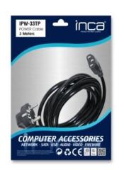 INCA IPW-33TP 3 Mt 0.75mm PC Power Kablosu